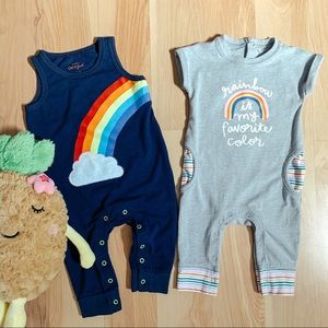 Rainbow Fave Rompers | 2 pack bundle